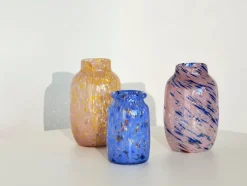 HAY Vaser<Splash Vase, Round light pink and blue fra