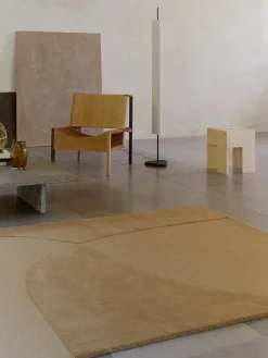 Linie Design Gulvtæpper<Split Plains Tæppe, White fra