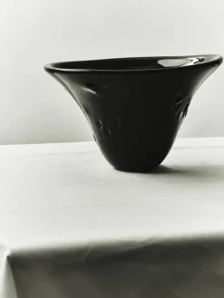 Louise Roe Vaser<S.R. Vintage Bowl Deco Black fra