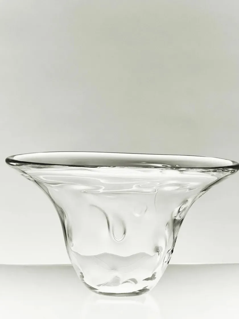 Louise Roe Vaser<S.R. Vintage Bowl Deco Clear fra