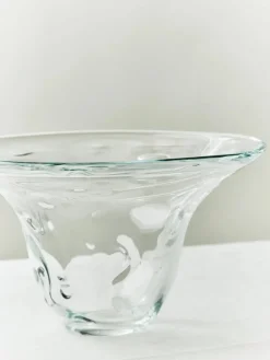 Louise Roe Vaser<S.R. Vintage Bowl Deco Clear fra