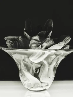 Louise Roe Vaser<S.R. Vintage Bowl Deco Clear fra