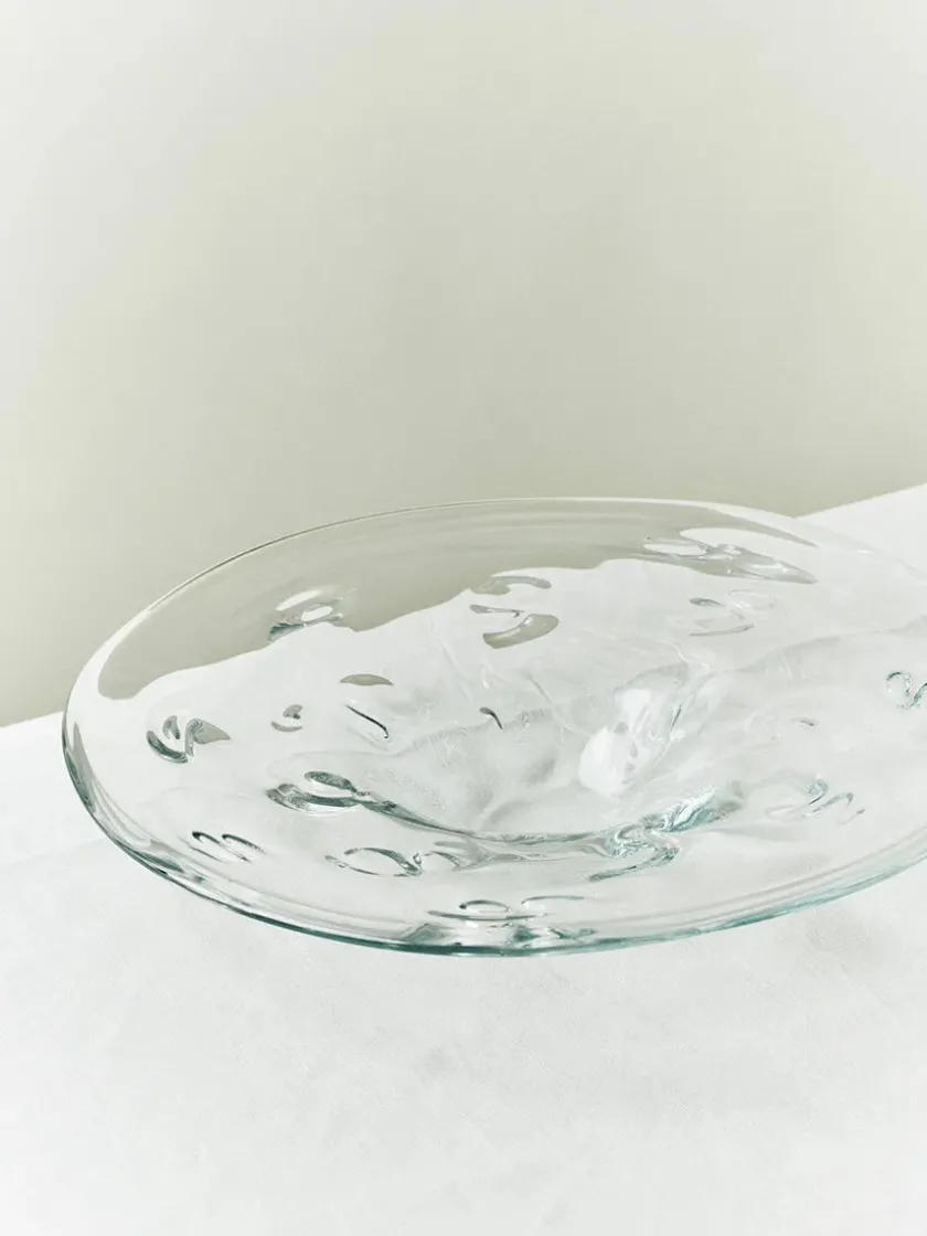 Louise Roe Service<S.R. Vintage Tray Deco Clear fra