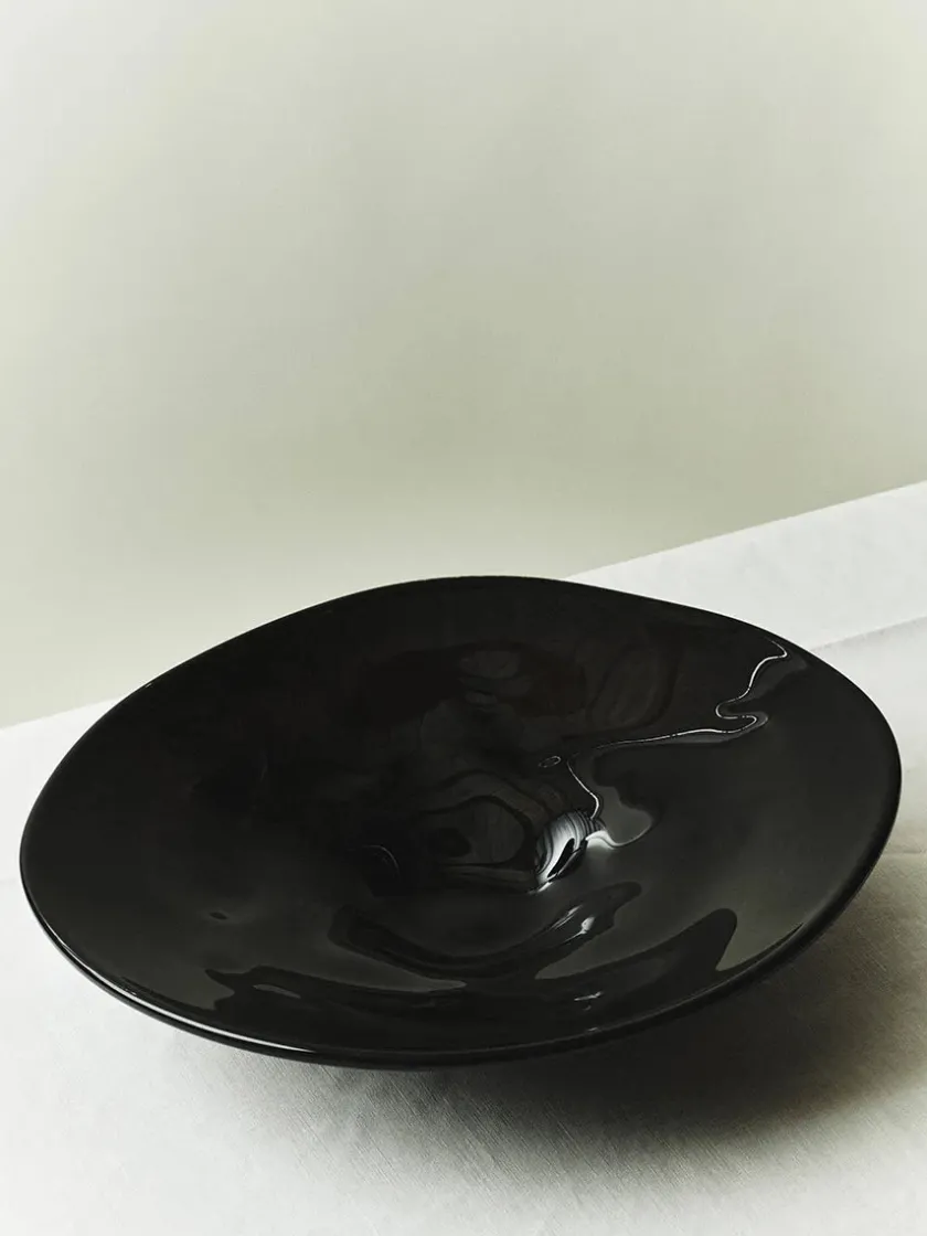 Louise Roe Service<S.R. Vintage Tray Plain Black fra