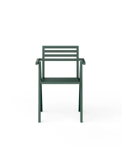 Nine Havestole<Stacking Arm Chair, grøn fra 19 Outdoors