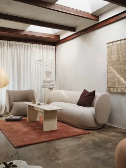 Ferm Living Gulvtæpper<Stille Tufted Rug, red brown fra