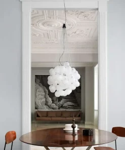 Luceplan Spots|Pendler<Stochastic Pendel Opal Hvid fra