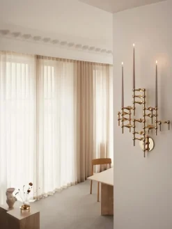 STOFF Nagel Lysestager<STOFF Vægophæng, messing fra