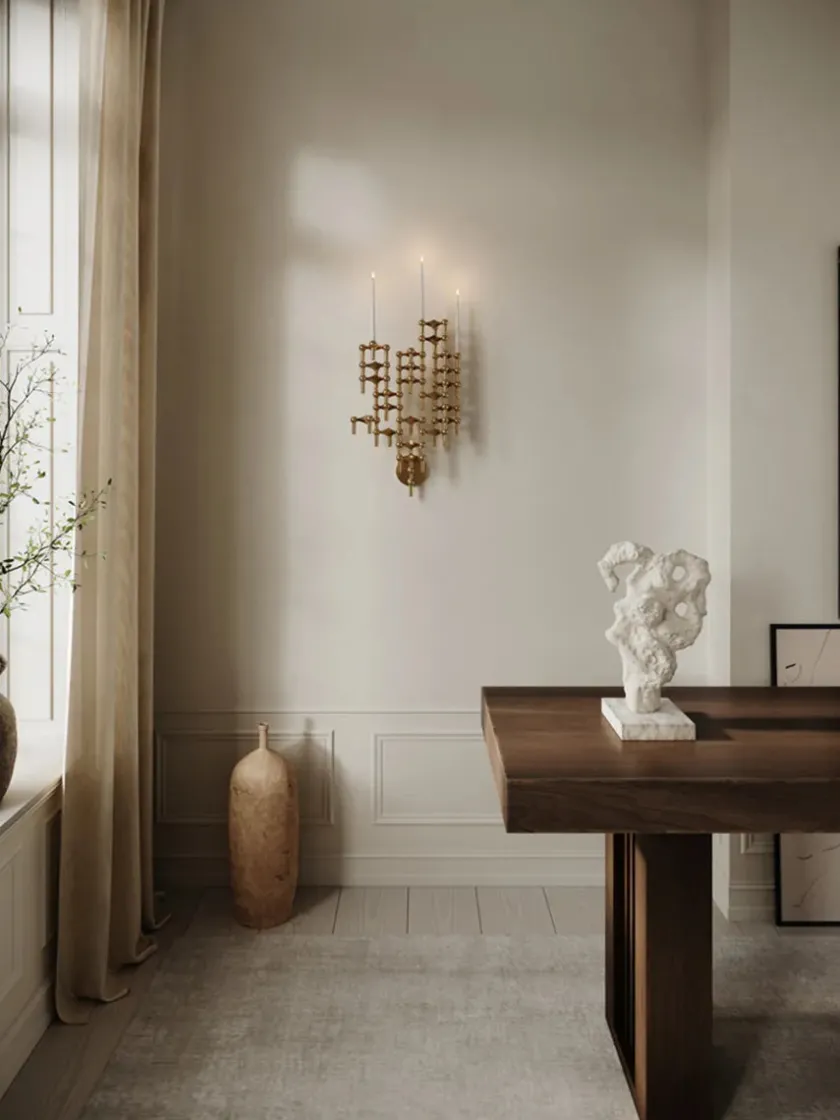 STOFF Nagel Gaver Til Ham|Lysestager<STOFF Vægophæng, sort fra