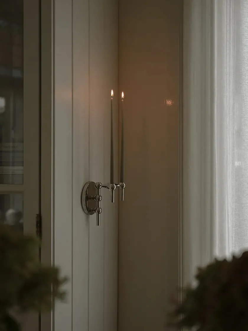 STOFF Nagel Gaver Til Ham|Lysestager<STOFF Vægophæng, sort fra