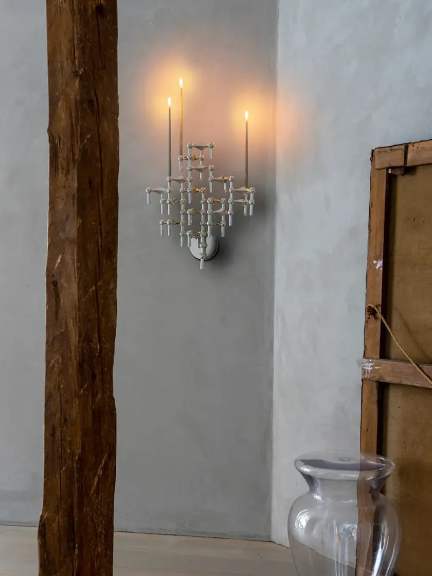 STOFF Nagel Gaver Til Ham|Lysestager<STOFF Vægophæng, sort fra