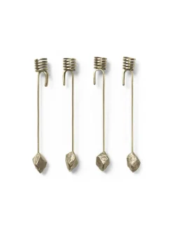 Ferm Living Lysestager<Stone Christmas Tree Candle Holders fra