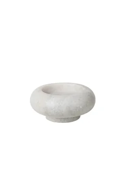 Tom Dixon Lysestager<Stone Stacking Candleholder White fra