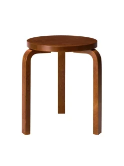 Artek Skamler<Stool 60, honey stained birk fra