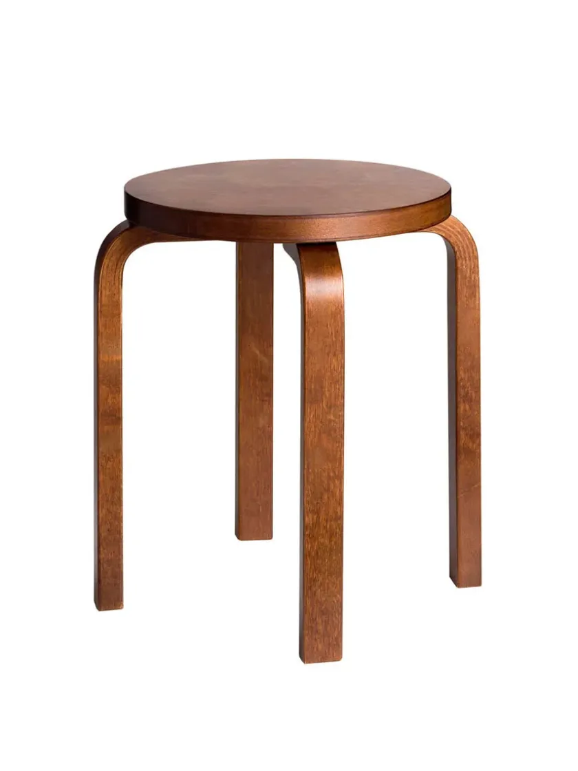 Artek Skamler<Stool E60, sortlakeret fra