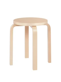 Artek Skamler<Stool E60, walnut stained fra