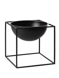 Audo Copenhagen Service<Stor Kubus Skål, sort fra