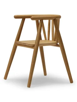 Børn Oaklings Gaver|Gaver Til Børn<Storm Børnestol, sortlakeret eg fra