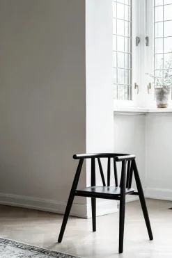 Børn Oaklings Gaver|Gaver Til Børn<Storm Børnestol, sortlakeret eg fra