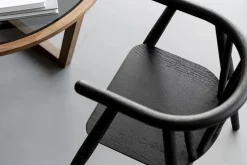 Børn Oaklings Gaver|Gaver Til Børn<Storm Børnestol, sortlakeret eg fra