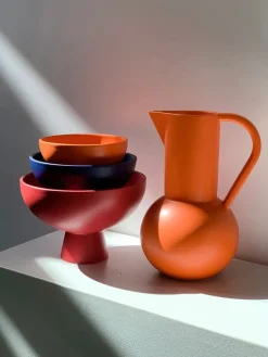 raawii Service<Strøm Skål, vibrant orange fra