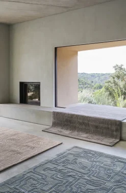 Massimo Gulvtæpper<Structures 2.0 Tæppe, Arctic Green fra