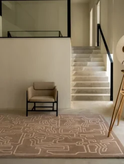 Massimo Gulvtæpper<Structures 2.0 Tæppe, Arctic Green fra