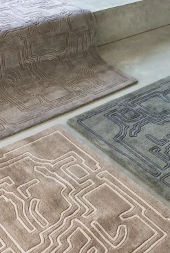 Massimo Gulvtæpper<Structures 2.0 Tæppe, Pale Rose fra