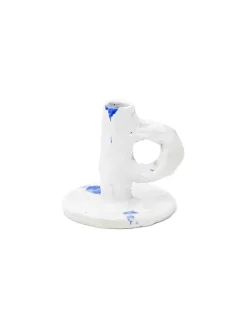 NIKO JUNE Lysestager<Studio Candlestick, white fra