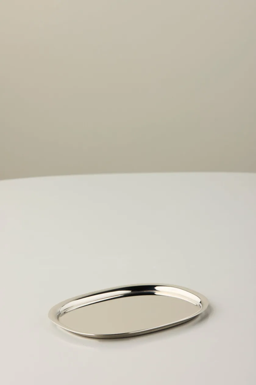 Piet Hein Bakker<Superelliptisk bakke i rustfrit stål fra