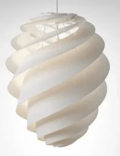 Le Klint Spots|Pendler<Swirl 2, hvid fra