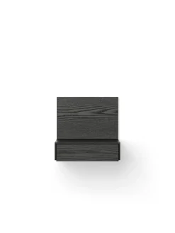 New Works Natborde|Natborde<Tana Wall Mounted Nightstand, black stained oak fra