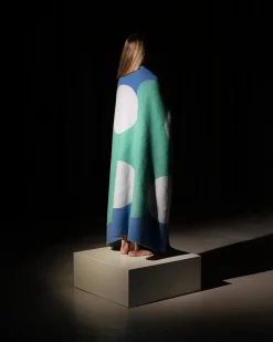 raawii Puder Og Plaider<Teenagers from Mars Plaid, white/blue/leaf fra