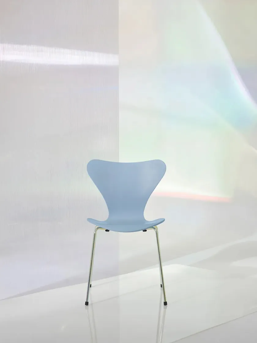 Fritz Hansen Spisebordsstole<70th Anniversary Edition 3107 Spisebordsstol, 7:14 AM Green af Arne Jacobsen