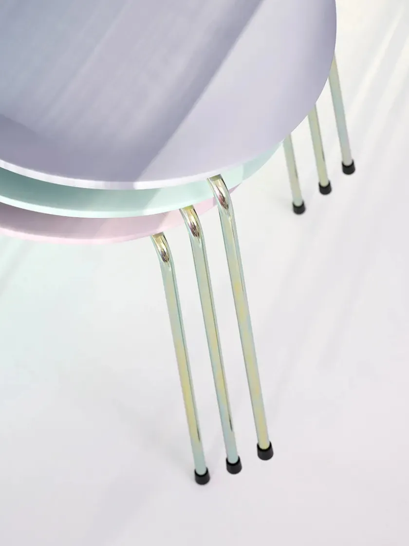 Fritz Hansen Spisebordsstole<70th Anniversary Edition 3107 Spisebordsstol, 7:14 AM Green af Arne Jacobsen