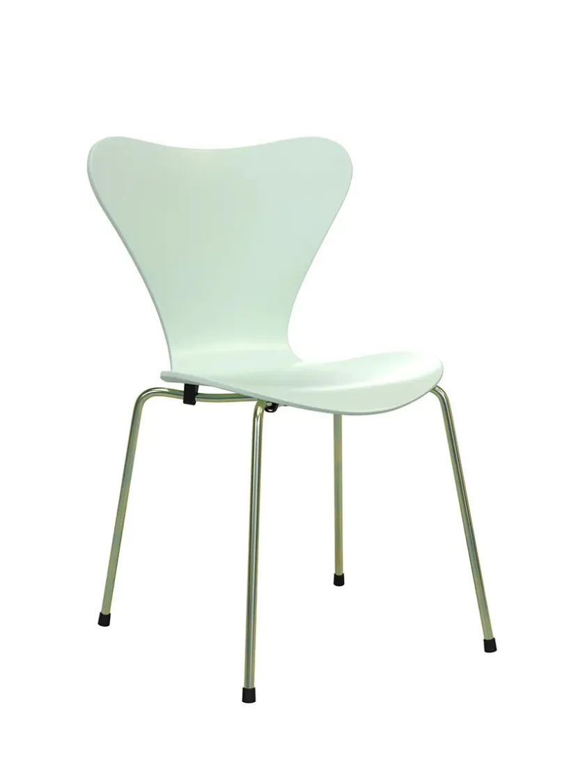 Fritz Hansen Spisebordsstole<70th Anniversary Edition 3107 Spisebordsstol, 7:14 AM Green af Arne Jacobsen