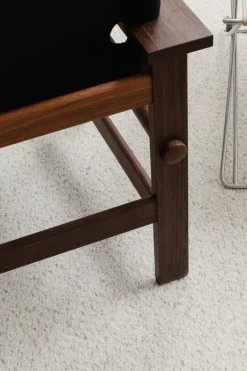 Fredericia Furniture Loungestole|Lænestole<The Canvas Chair, sæbebehandlet eg natur canvas af Børge Mogensen