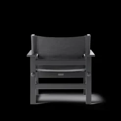 Fredericia Furniture Loungestole|Lænestole<The Canvas Chair, sæbebehandlet eg natur canvas af Børge Mogensen