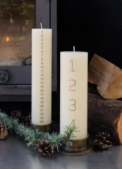 Kunstindustrien Kalenderlys & Julelysestager|Adventsstager<The Circle, Ø6 cm - Burned fra