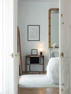 Louise Roe Spots<The Eight Over Eight Lamp Small, white marble fra