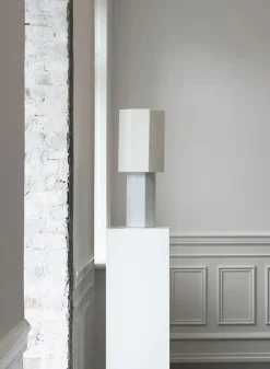 Louise Roe Spots<The Eight Over Eight Lamp Large, white marble fra