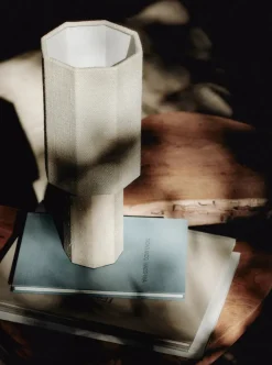 Louise Roe Spots<The Eight Over Eight Lamp Small, grey marble fra