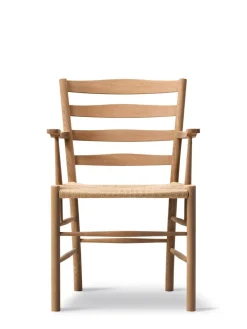 Fredericia Furniture Spisebordsstole<The Klint Armchair, olieret eg fra