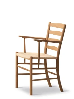 Fredericia Furniture Spisebordsstole<The Klint Armchair, sortlakeret eg fra