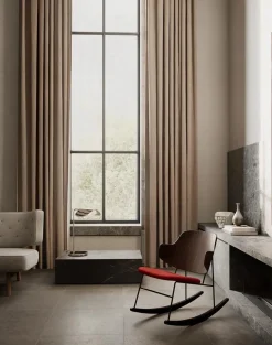 Audo Copenhagen Gyngestole<The Penguin Rocking Chair, Polstret fra