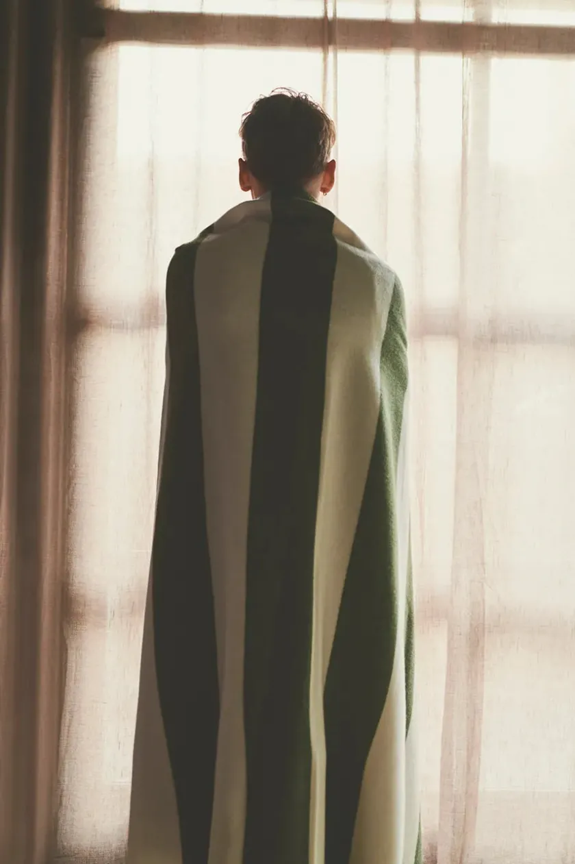 Silkeborg Uldspinderi Puder Og Plaider<The Sweater Plaid, green fra