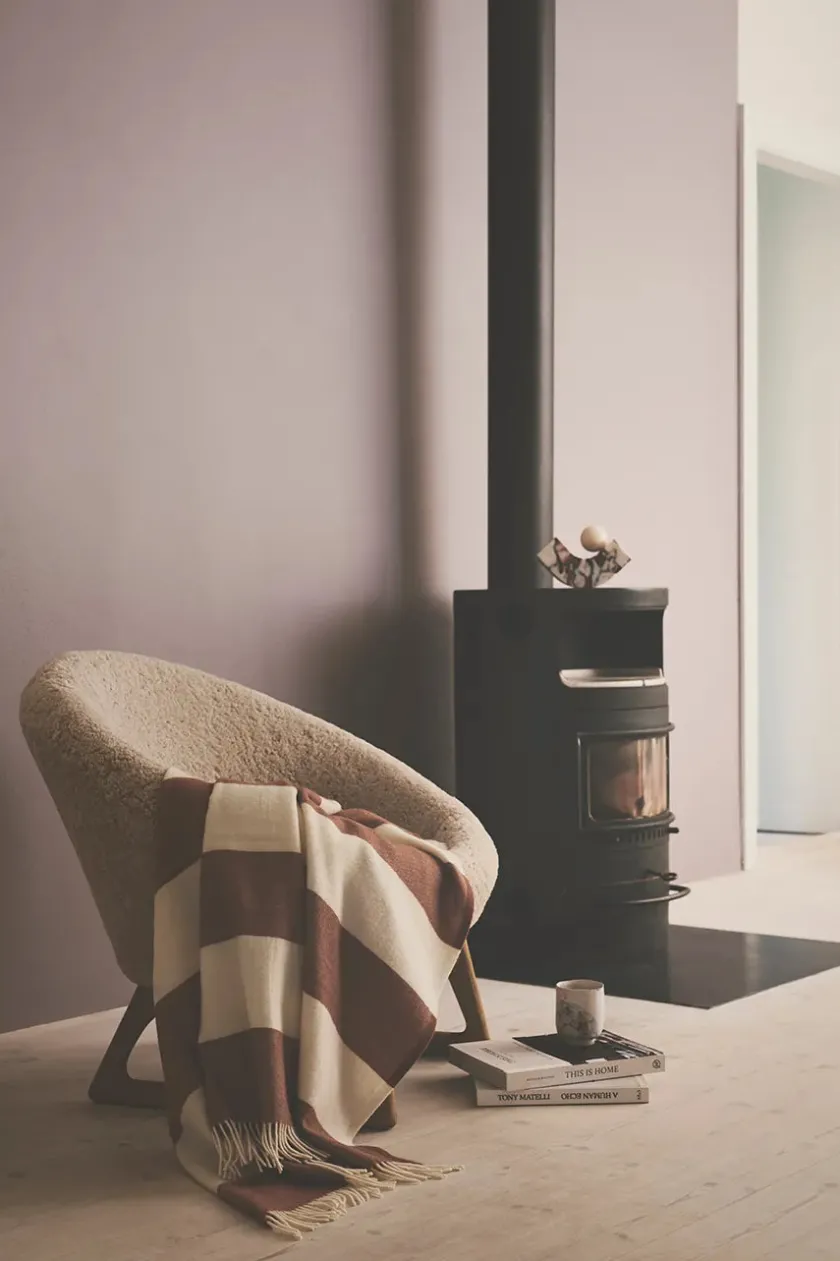 Silkeborg Uldspinderi Puder Og Plaider<The Sweater Plaid, orange fra