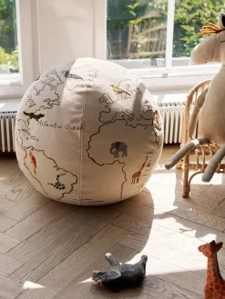 Ferm Living Puffer<The World Pouf fra
