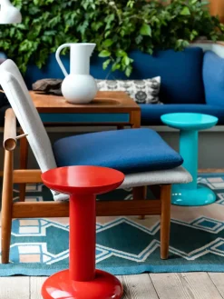 raawii Skamler<Thing Sidebord/Skammel, turquoise fra