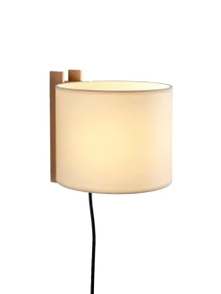 Santa & Cole Væglamper|Spots<TMM Corto Væglampe, bøg fra Santa and Cole